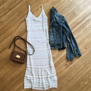 Bebe Crochet Midi Dress